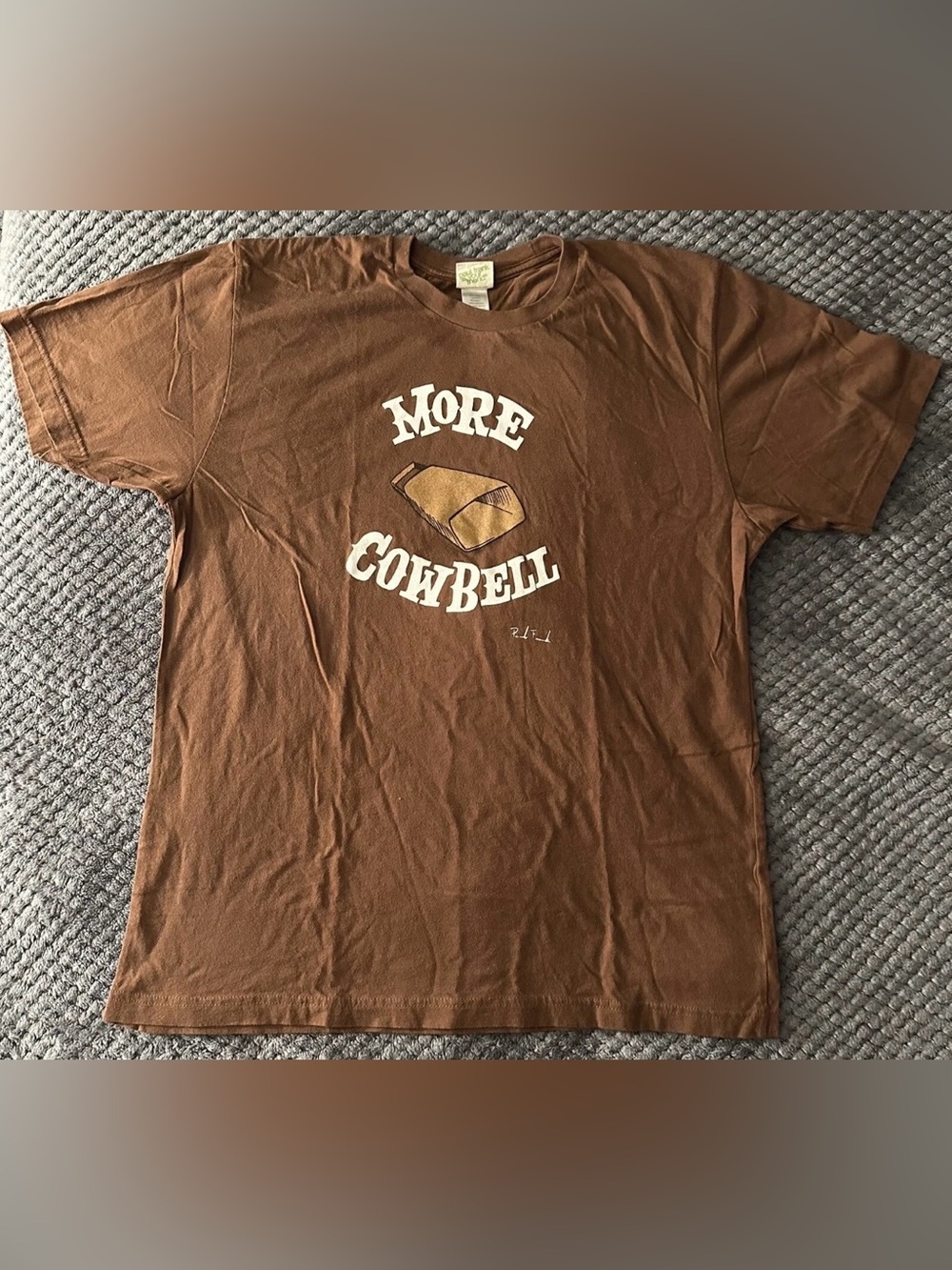 Vintage Paul Frank More Cowbell T-shirt Sz XL SNL Skit Will Ferrell Y2K